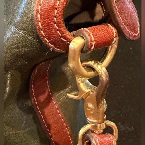 Vintage Brahmin Satchel Tote Handbag - Picture 14 of 16